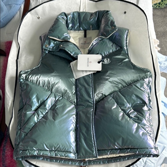 Moncler Iridescent Puffer Vest